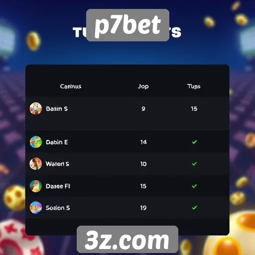 Comparação de jogos populares na plataforma p7bet